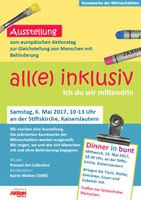 Austellung all(e) inklusiv - ich du wir mittendrin