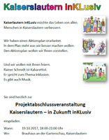 Projektabschlussveranstaltung 19.10.2017